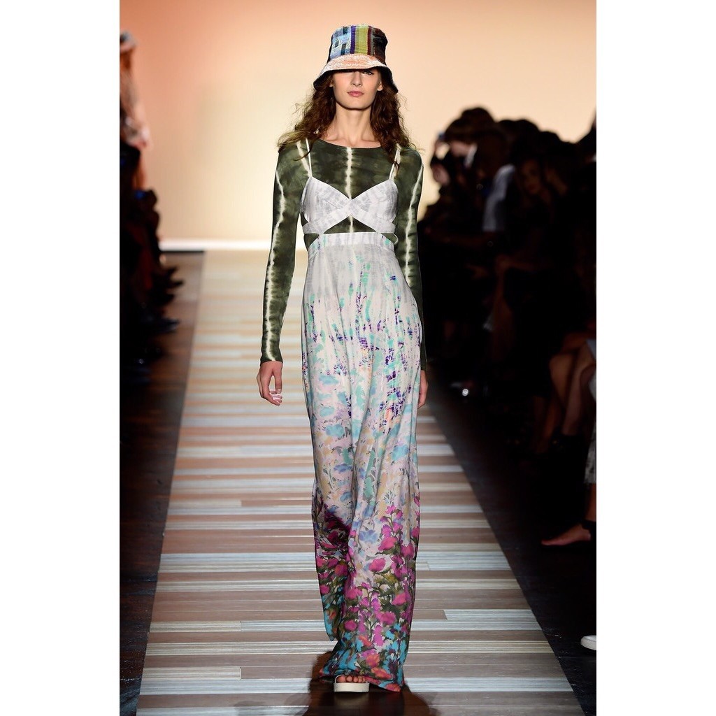 BCBG Maxazria Runway Long Maxi Dress - Floral - Sexy