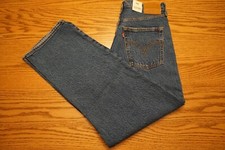 NWT WOMEN'S LEVI JEANS Ribcage Straight Ankle Super High Rise Premium 98