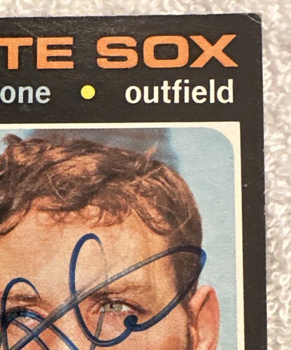 1971 Topps #292 ️ Jay Johnstone ️ Chicago White Sox ️ handsignierte Karte - Bild 3 von 7