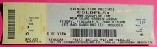 COLDPLAY  VIVA LA VIDA TOUR ORIG CONCERT USED TICKET MGM LAS VEGAS JULY 19 2008