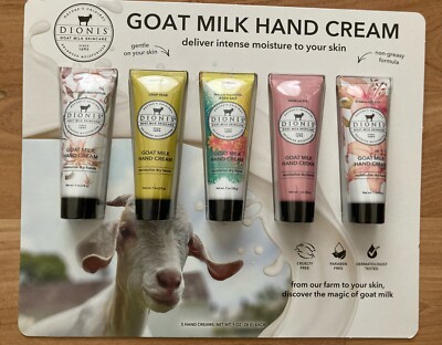 New Dionis Goat Milk Hand Cream Intense Moisture Set 5 Pack