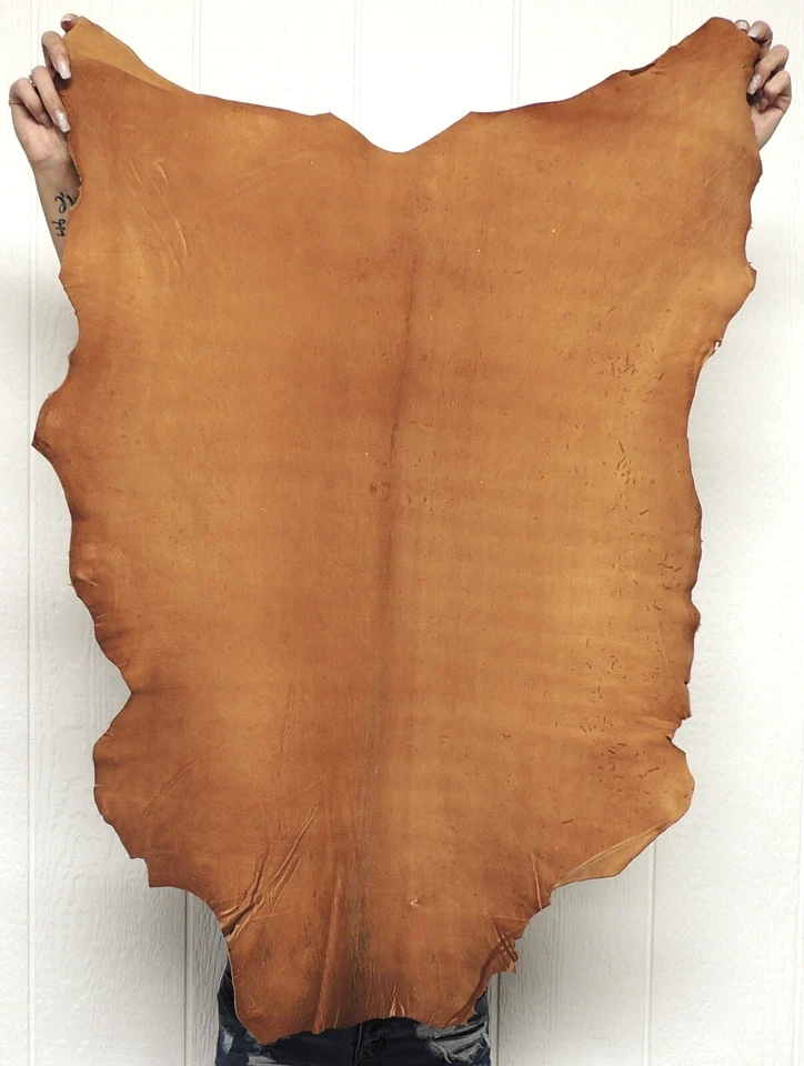 ACORN BUCKSKIN Leather Hide for Native Crafts Clothes Bags Laces Flute Pipe Bags - Image 4 of 4