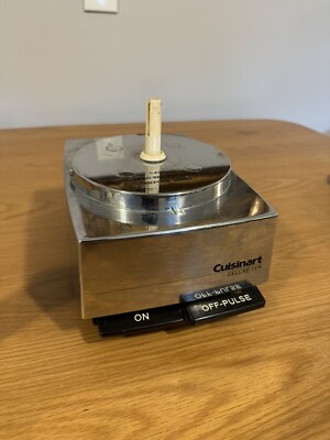 Cuisinart Food Processor Motor Base ONLY Pro Custom 11 Chrome DLC-8M - Works
