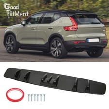 For Volvo XC90 XC60 XC40 Rear Bumper Diffuser Spoiler Splitter 7-Fin Shark Lip