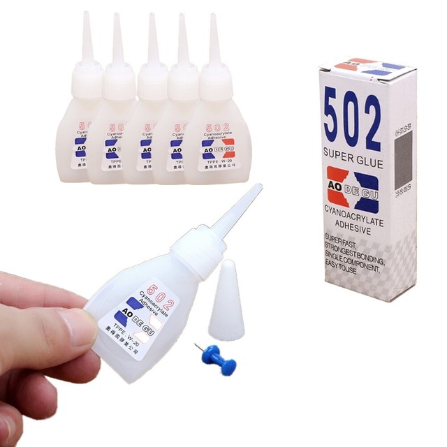 Cyanoacrylate Instant Adhesive Strong Adhesion Fast Repair 502 Super