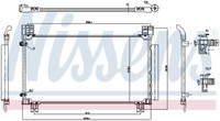 Nissens 941277 Condenser, Air Conditioning For Toyota