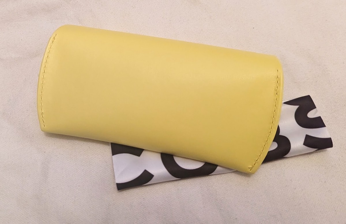 MARC JACOBS Hardshell Yellow Sunglasses Case With Lens Cleaning Cloth $_57.JPG?set_id=880000500F main image 3