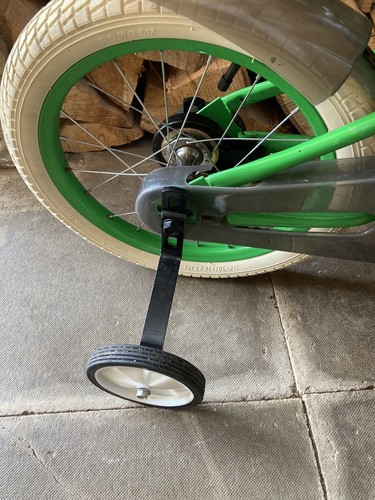 Child Bike Stitch Classic Look With Stabilisers 16 In Wheels 9 in Frame,mud Gard - Picture 6 of 6