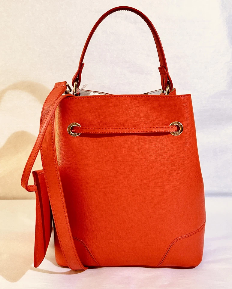 Furla  Stacy Medium Bucket Bag, Arancio - Image 2 of 4