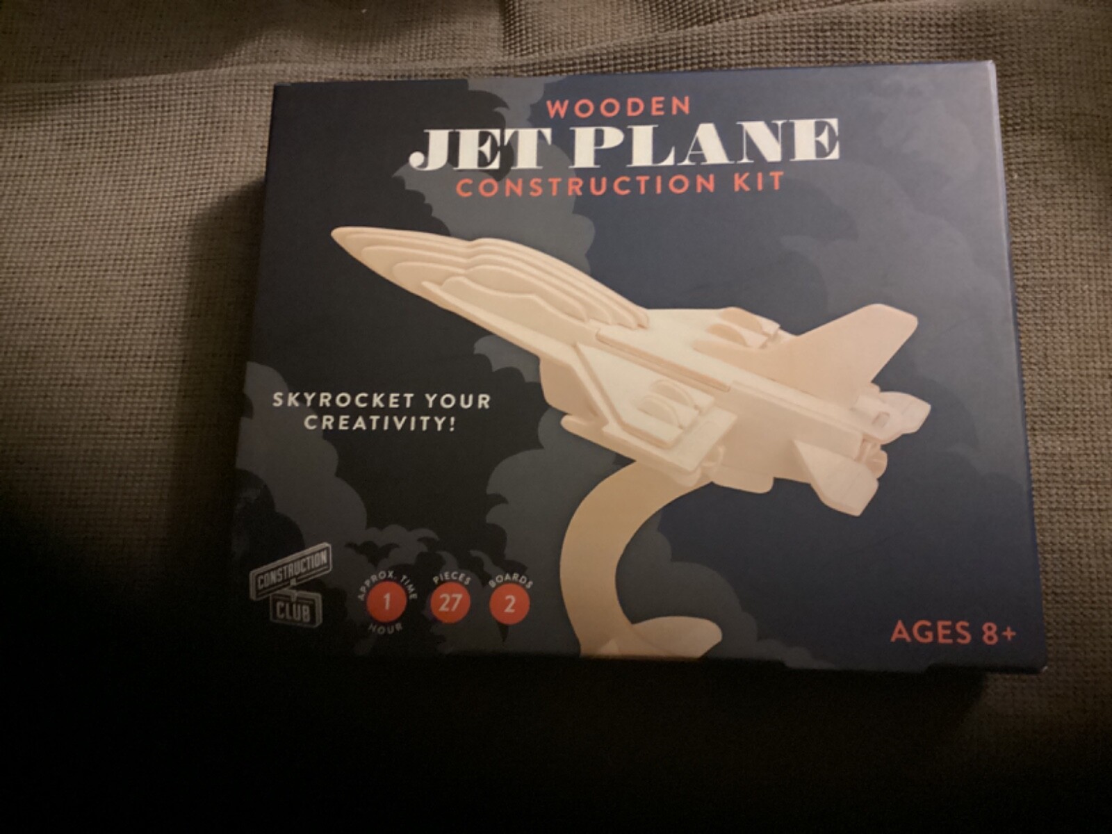 Wooden Jet Plane Construction Kit Construction Club New eBay