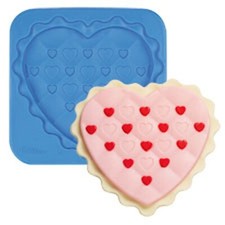 New Wilton Silicone Heart Candy & Craft Mold 2115-1039