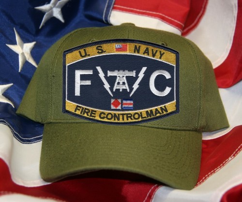 NAVY RATING FIRE CONTROLMAN FC HAT PATCH CAP NAVY - Picture 14 of 17