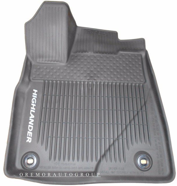 Toyota Highlander 2014 2019 All Weather Floor Liners Mats OEM Set of