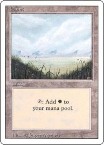 Plains (Mountains) ~ Near Mint 3rd Edition Revised MTG Magic UltimateMTG Land Ca - Picture 1 of 1