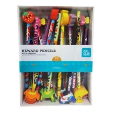 Pen+Gear Assorted Style Teacher's Reward/Award Pencils W/Erasers 22-Count [G3]