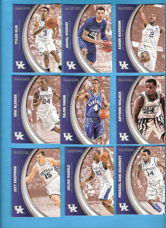 JUEGO DE 49 CARTAS REINO UNIDO Shavir Wheeler TYTY MINTZ GRADY DEVIN BOOKER DAVIS ISSEL KENTUCKY Foto 4 de 4