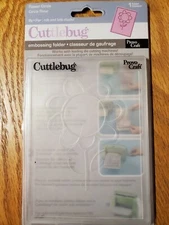 Cuttlebug FLOWER CIRCLE Embossing folder  