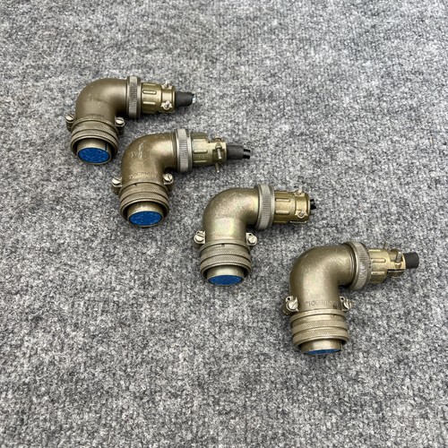 Amphenol 97-3055-22-8 Size 20 8 Pin Female Circular Connector 90° Elbow