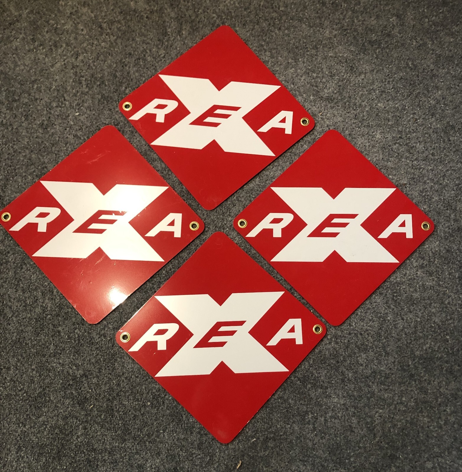 Set of four REA Express signs 12x12 inches eBay