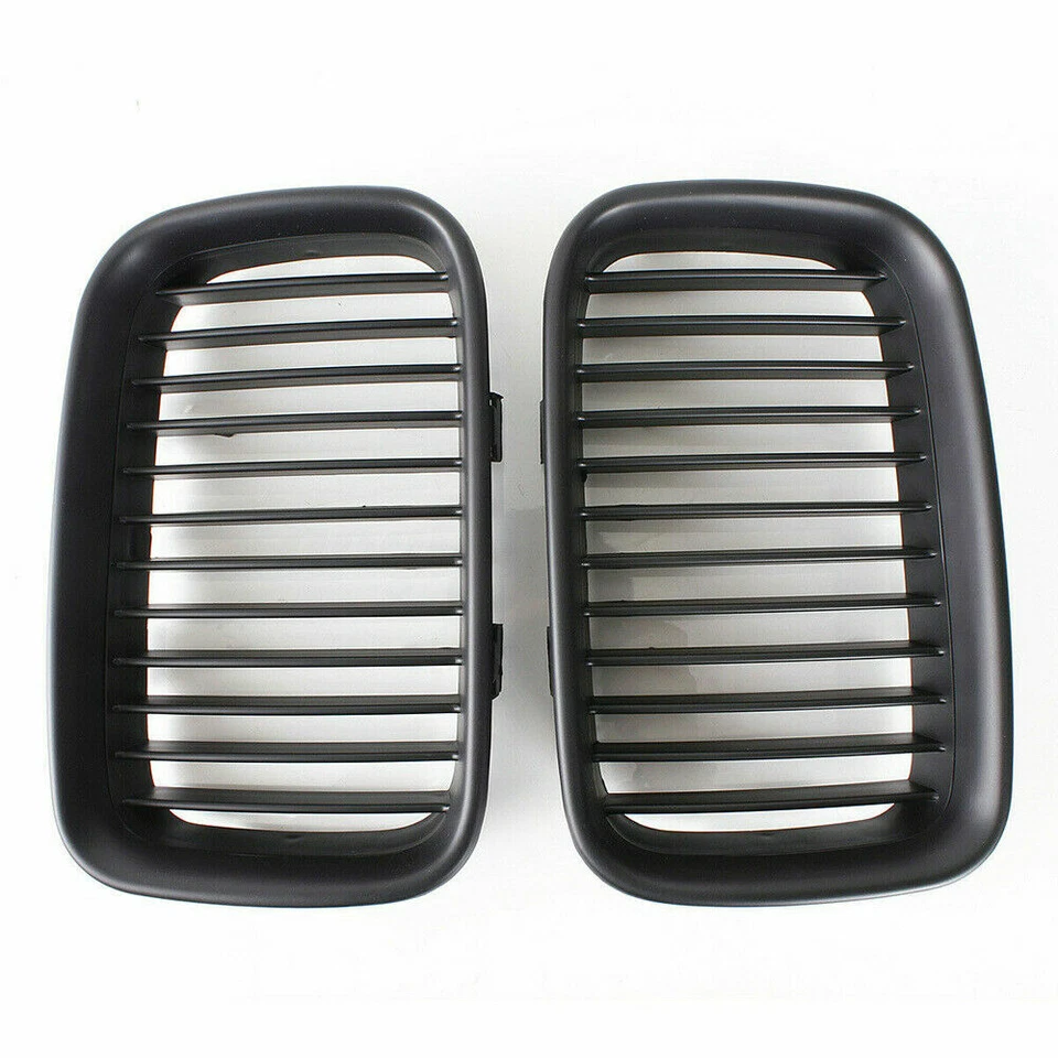 For BMW E36 1992-1996 318i 325i Front Matte Black Kidney Sport Hood Grill Grille - Imagem 4 de 4