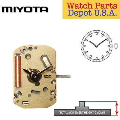 HCMY ムジョルニア　version2.0 Original Miyota 5R22, 3 3/4 x 6 Ligne, 2 Hands (HCP) Japanese