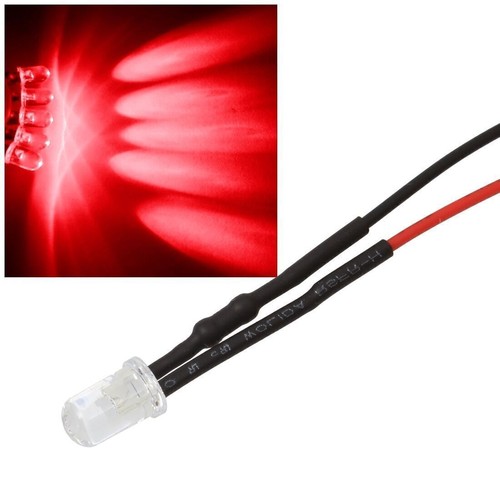 DC12V 5mm LED Bulb Pre wired Light Diodes Small 25cm DIY Car /Boat toys light - Zdjęcie 11 z 19
