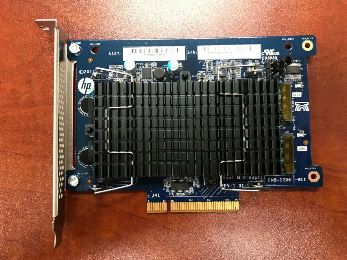 HP Dual M.2 to PCIE SSD Adapter Kit For Z8 G4 Worstation HP Dual M.2 to PCIE SSD Adapter Kit For Z8 G4 Worstation