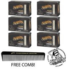 Suavecito Shower Whiskey Bar Body Soap - 6 Pack