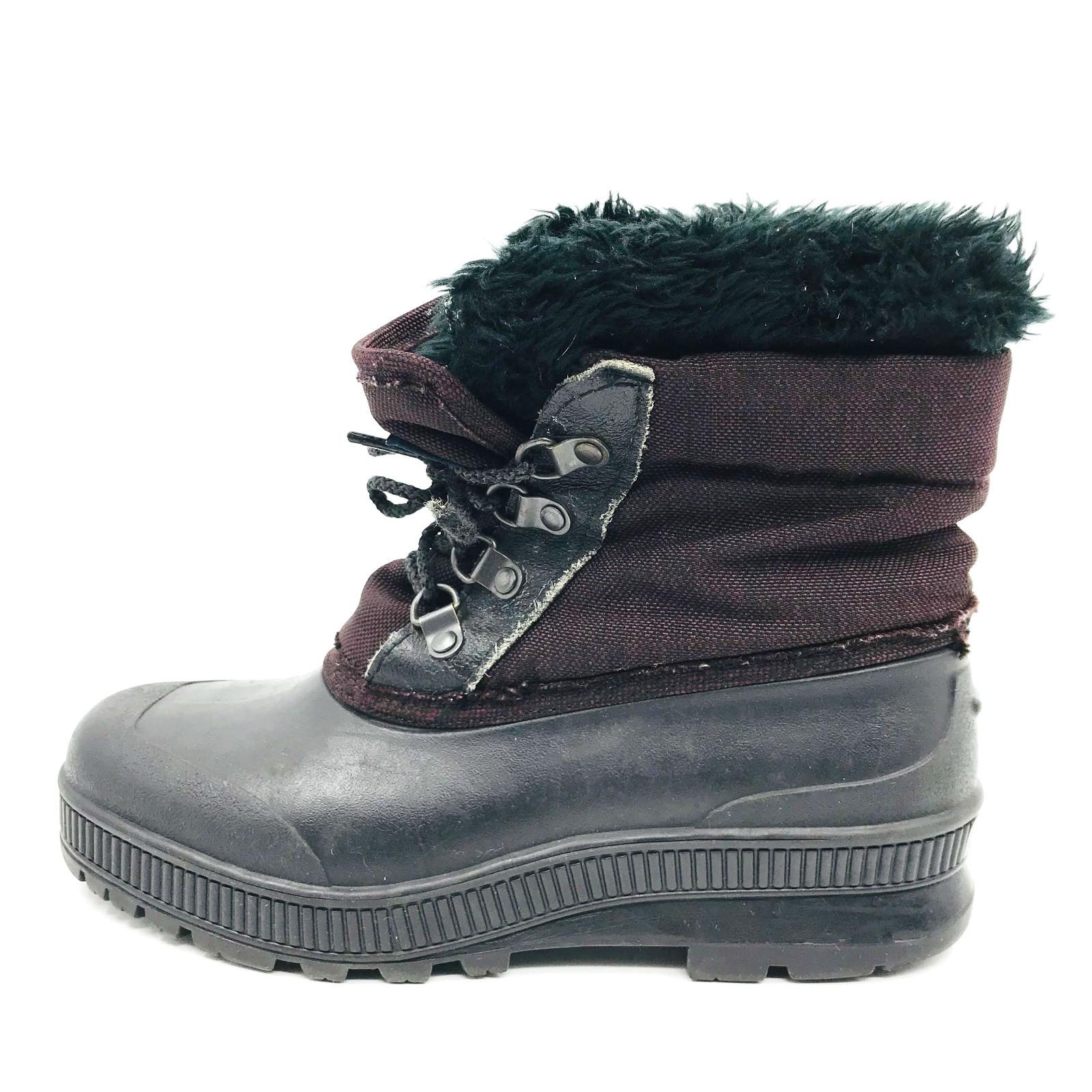 Sorel Black Red Winter Snow Boot Removable Liner Womens Size 7 | eBay
