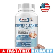 120pcs Kidney Cleanse Capsules,Natural Detox & Repair Dietary Supplement