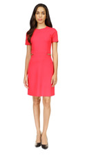 $135 Michael Kors Scuba Hardwear Mini dress, Deep Pink, P/M