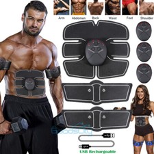 EMS Abdominal Muscle Toning Trainer ABS Stimulator Toner Fitness Gym Belt NEW