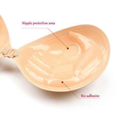 Varsbaby Invisible Silicone Bra Sexy Push Up Self Sticky Strapless