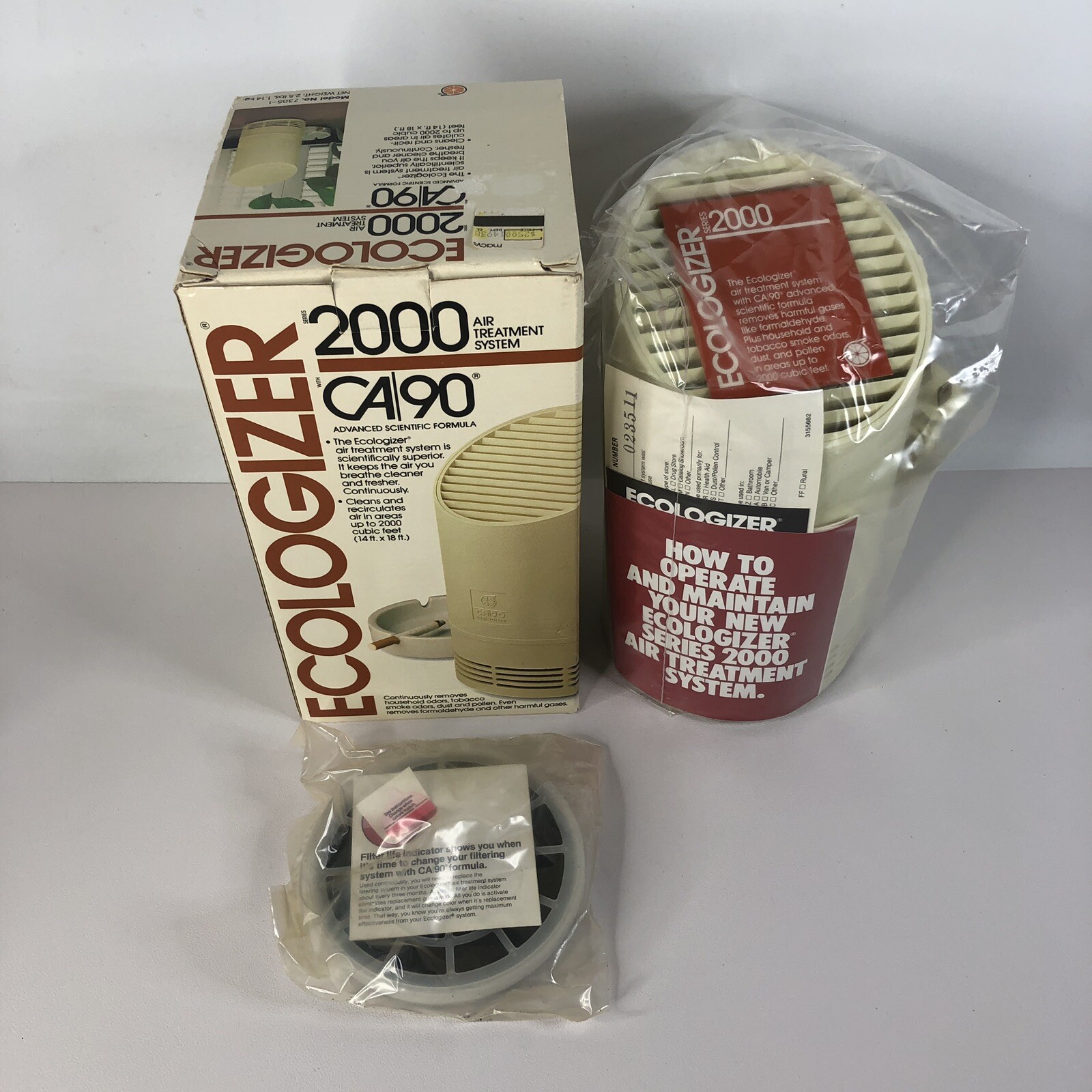 New Vtg 1982 Rush Hampton Industries Ecologizer 2000 Ca 90 Air Treatment System Ebay