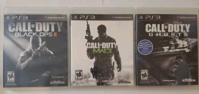 Call of Duty PS3 Game Lot   MW3, Black Ops 2, Ghosts   PlayStation 3 Tested