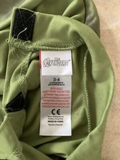 Marvel Avengers HULK Kids Costume NO Mask - Size S 3-4yrs Old