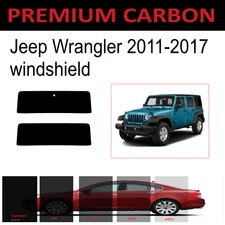 Premium Nano Carbon Window Tint fits Jeep Wrangler 2011-2017 Precut Windshield