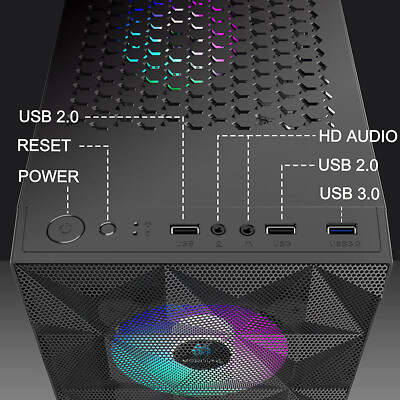 PRC Custom Gaming PC i5-10400 2.9GHz 16GB DDR4 GTX 1060 6GB 1TB