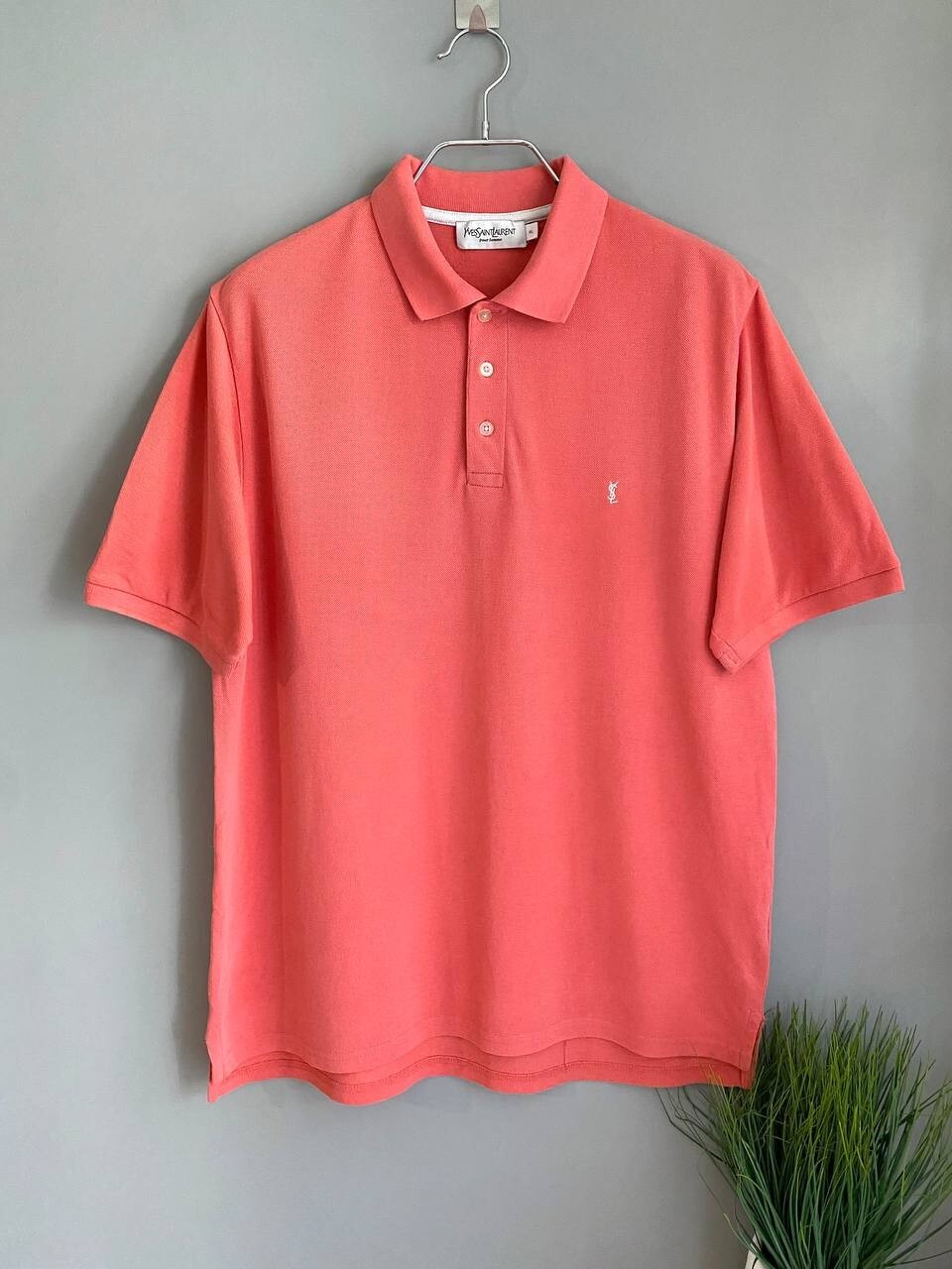Polo da uomo rosa Yves Saint Laurent Pour Homme taglia XL