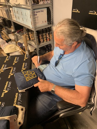 Bret The Hitman Hart W/proof Signed Inscribed Signed WWF Turnbuckle 80's Style - Picture 4 of 4