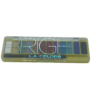 L.A. Colors 12 Eye Shadow Palette - CES790 Bright - NEW