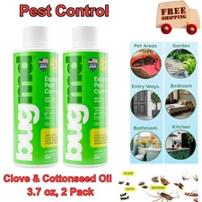 BugMD Pest Control Essential Oil Concentrate for Home Bed Bug Spray 3.7Oz 2PACK