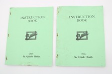 1918 Buick Instruction Book - Six Cylinder Models 1918 Buick Instruction Book - Six Cylinder Models