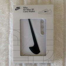 Nike Icon Air Max 90 Card Wallet White Black Slim Card Holder N1009740-102 NEW