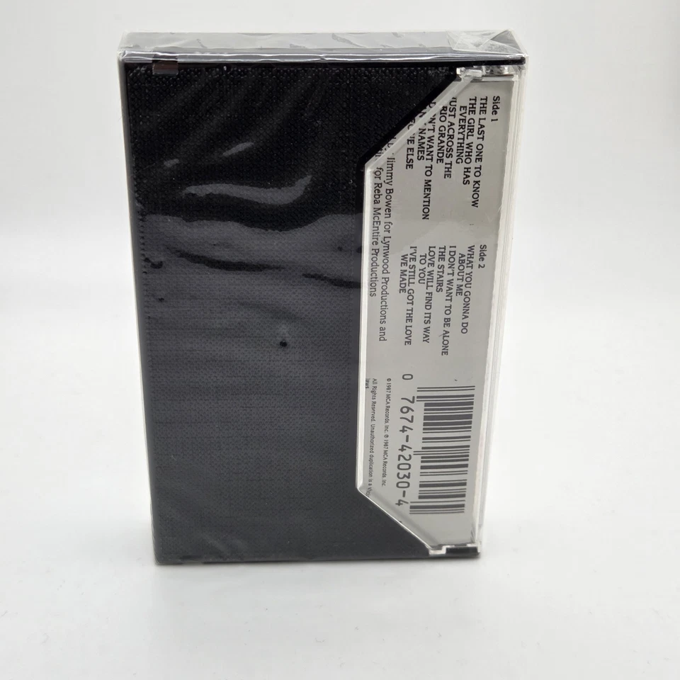 Vintage Reba McEntire "The Last One To Know" Cassette Sealed MCA 1987 - Image 3 of 3