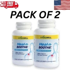 2 Pack Heal-n-Soothe Systemic Enzyme Formula AUTHORIZED SELLER OF HEAL N SOOTHE