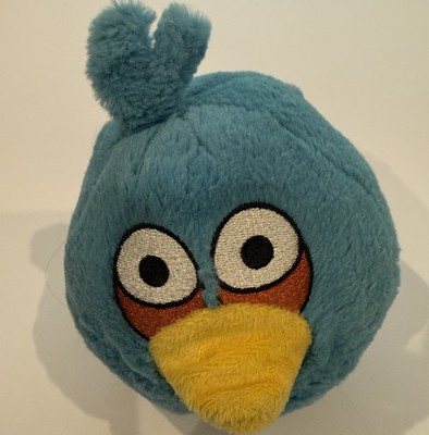 Angry Birds Blue Bird Plush 6'' Jay Jim Jake 2010 Commonwealth NO SOUND VARIANT