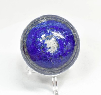2.28'' POLISHED LAPIS LAZULI Sphere With Stand Afghanistan S401