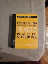 Everything You Need to Ace Chemistry in One Big Fat Notebook Excellent Condition