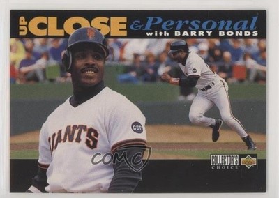 1994 Upper Deck Collector's Choice Up Close & Personal Barry Bonds #632 02v3